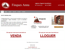 Tablet Screenshot of finquesanna.com